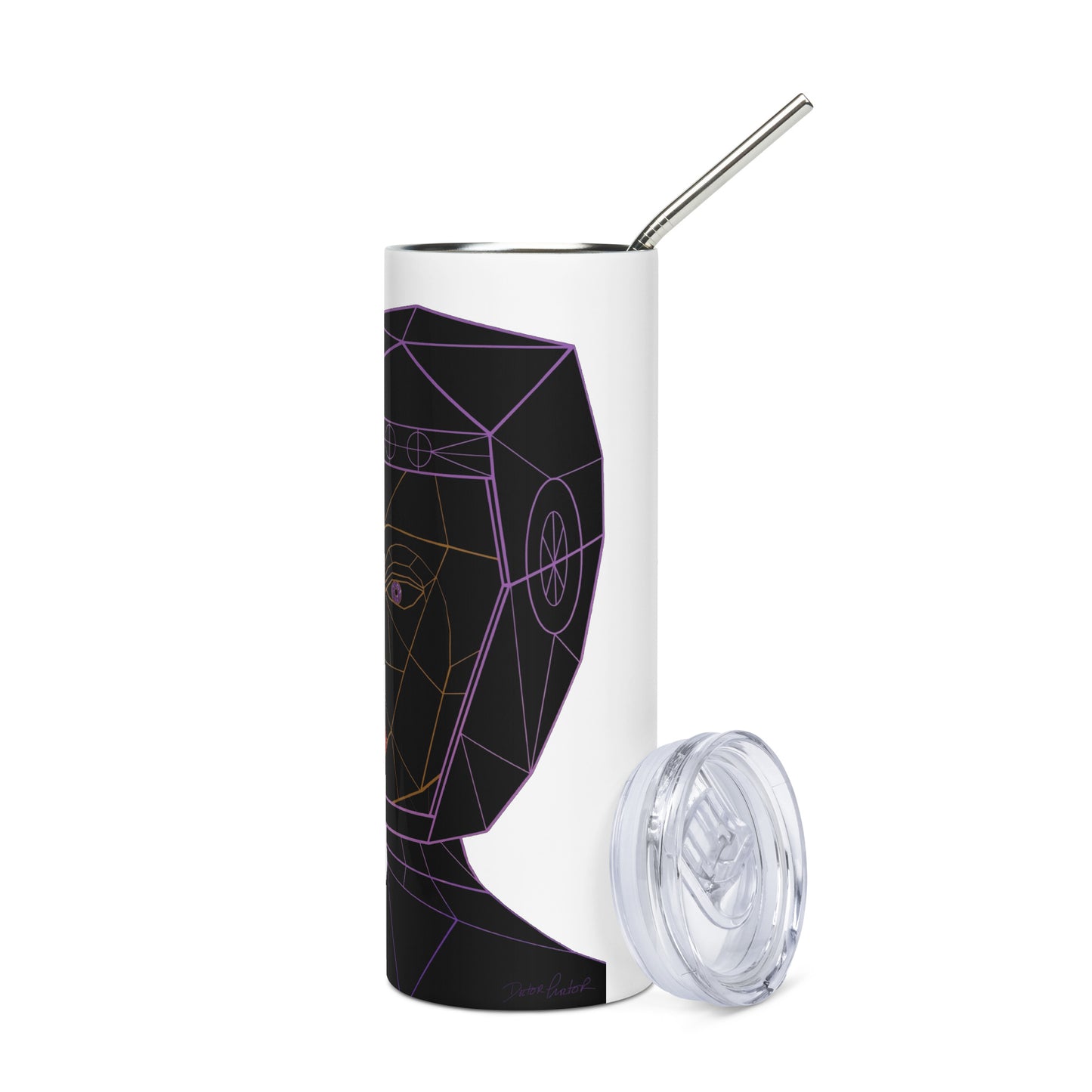 Afrobotica Bella Neon Stainless steel tumbler