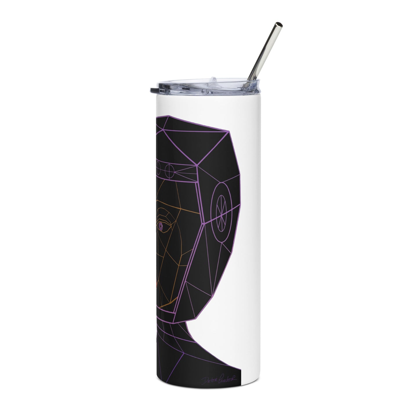 Afrobotica Bella Neon Stainless steel tumbler