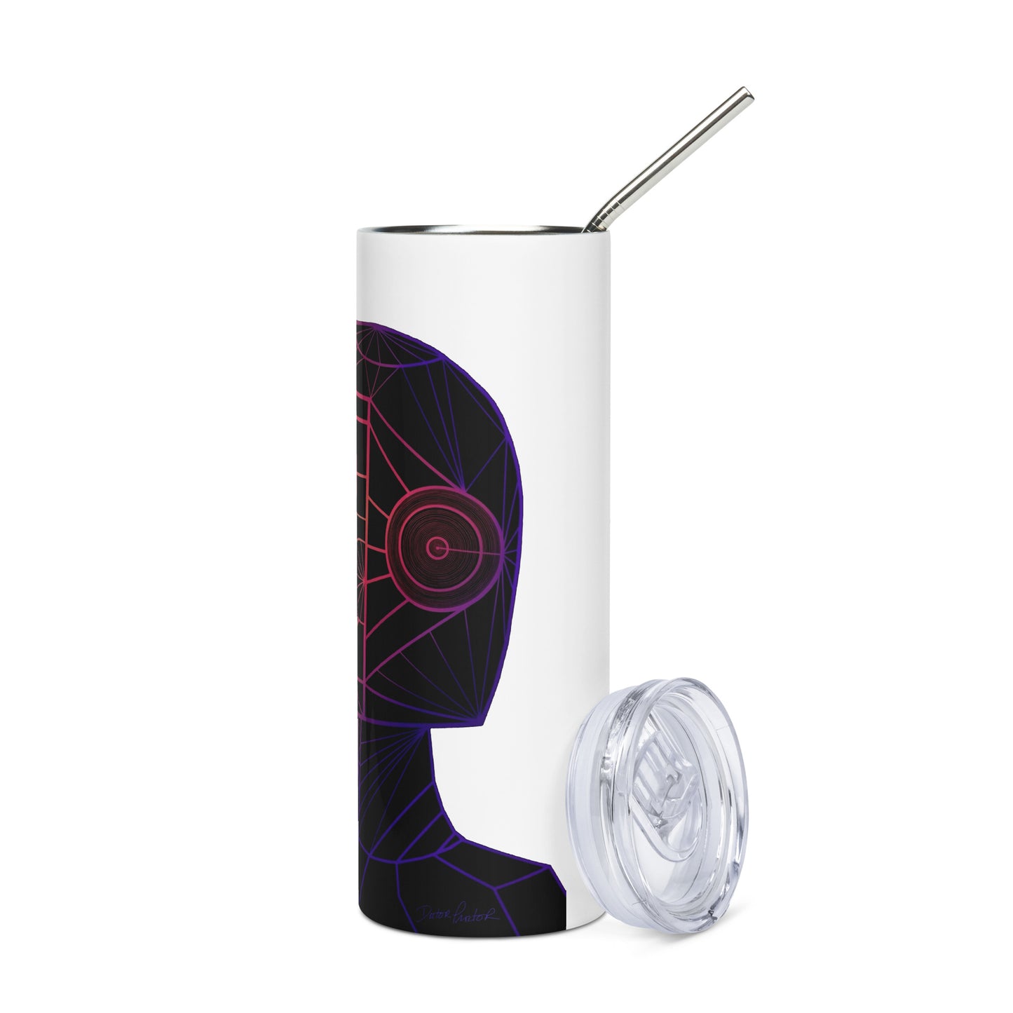 Afrobotica Native Neon Stainless steel tumbler