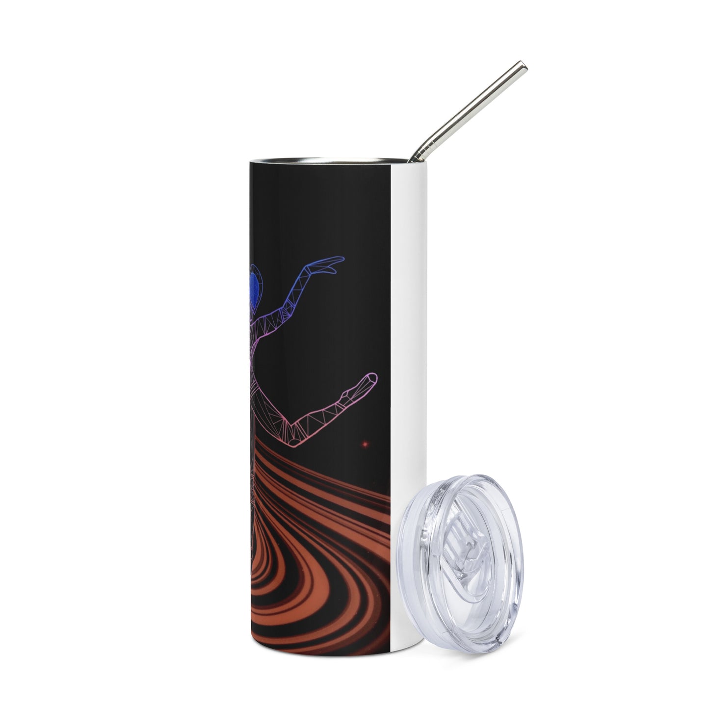 Afrobotica Rings Red Stainless steel tumbler
