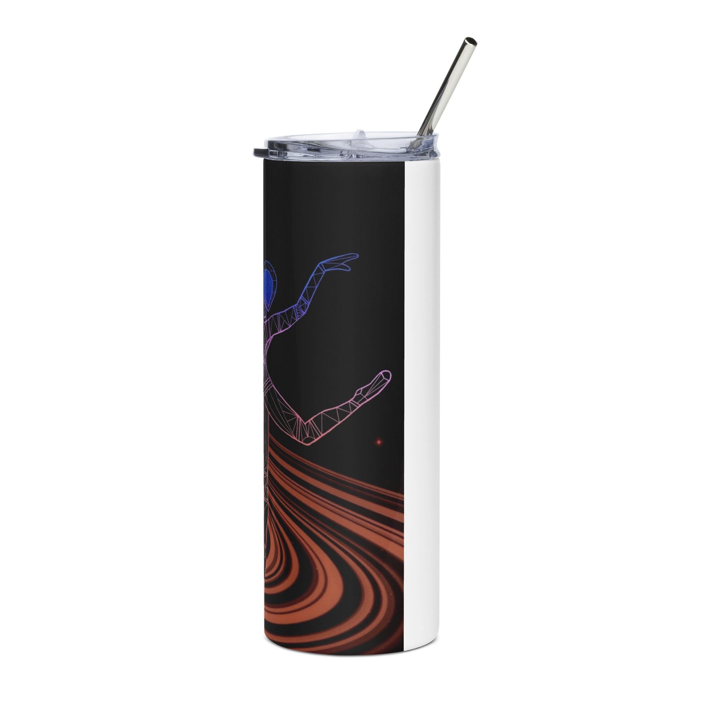 Afrobotica Rings Red Stainless steel tumbler