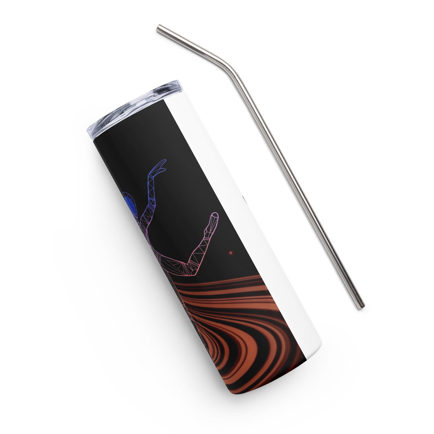 Afrobotica Rings Red Stainless steel tumbler
