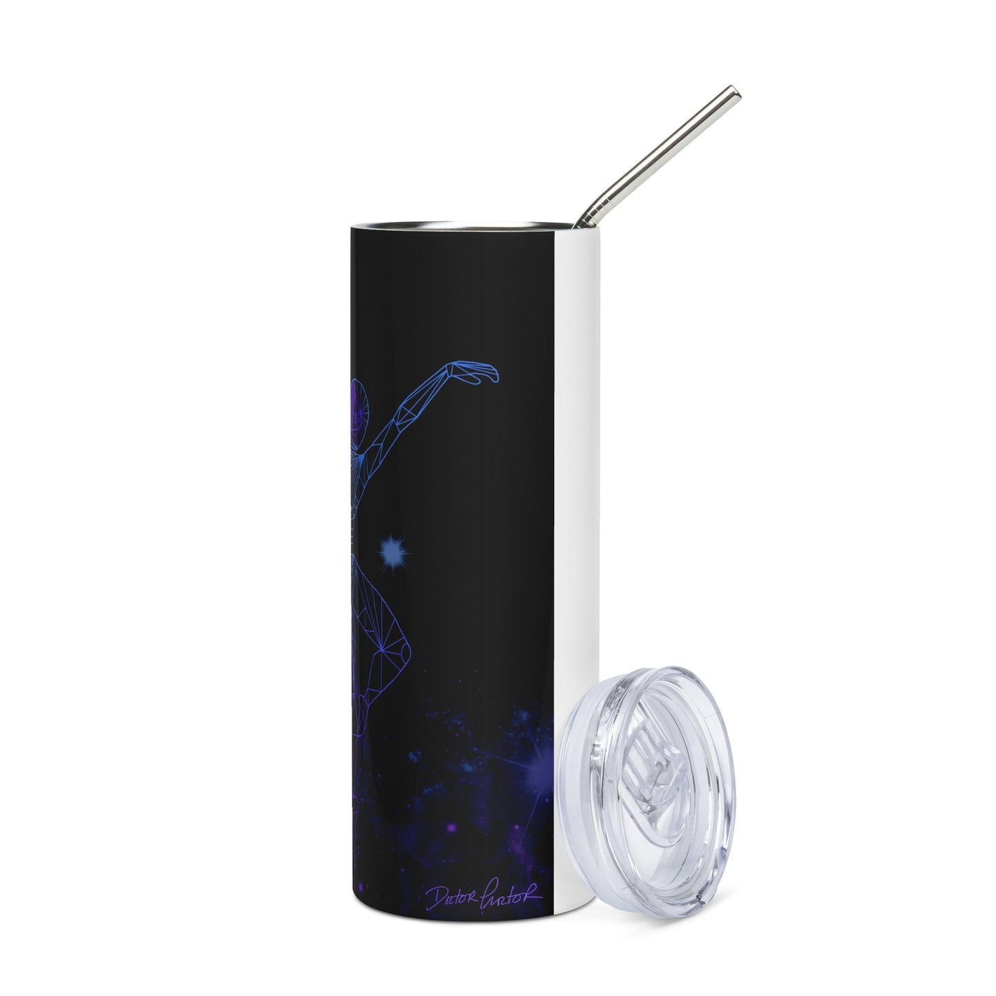Afrobotica Releve Blue Stainless steel tumbler