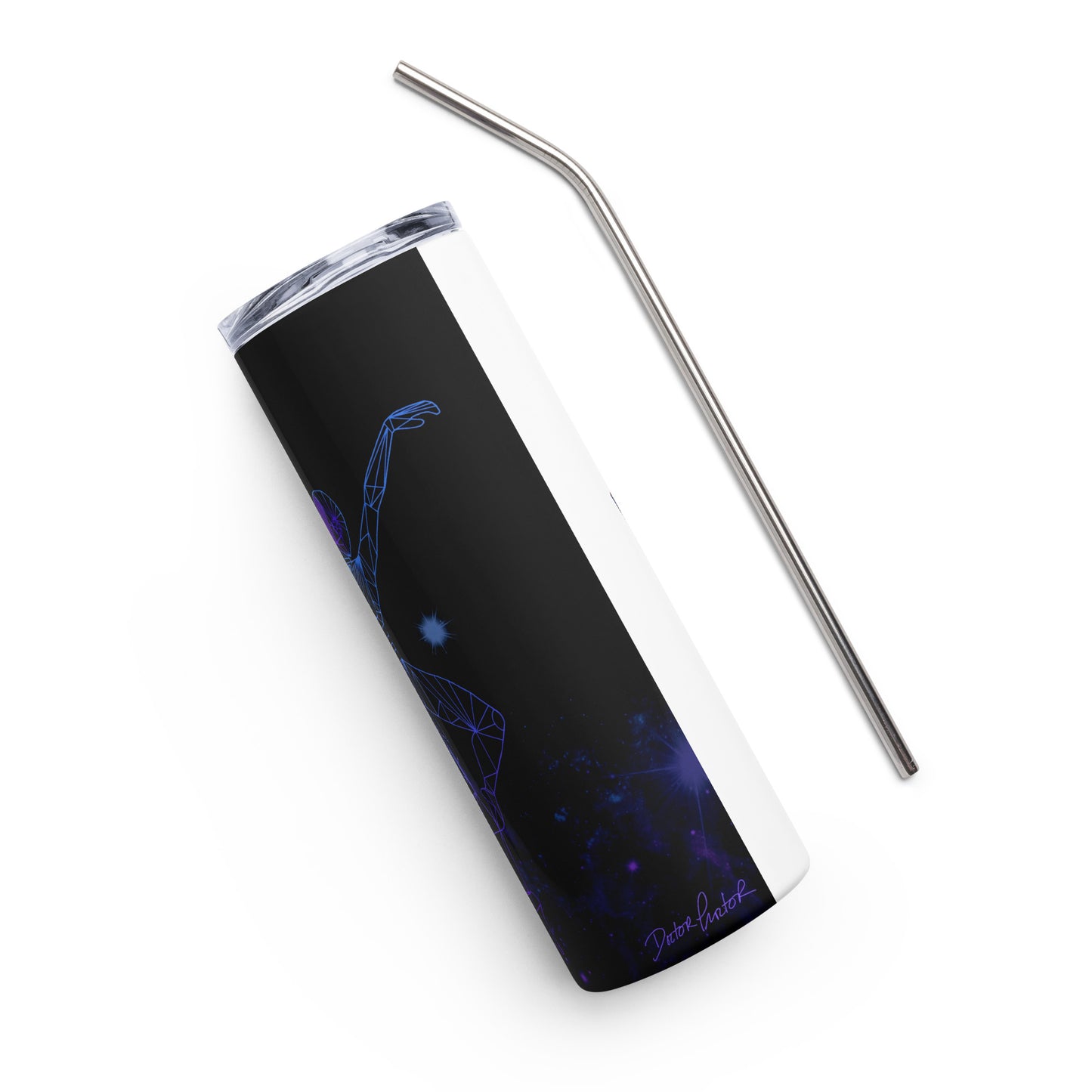 Afrobotica Releve Blue Stainless steel tumbler