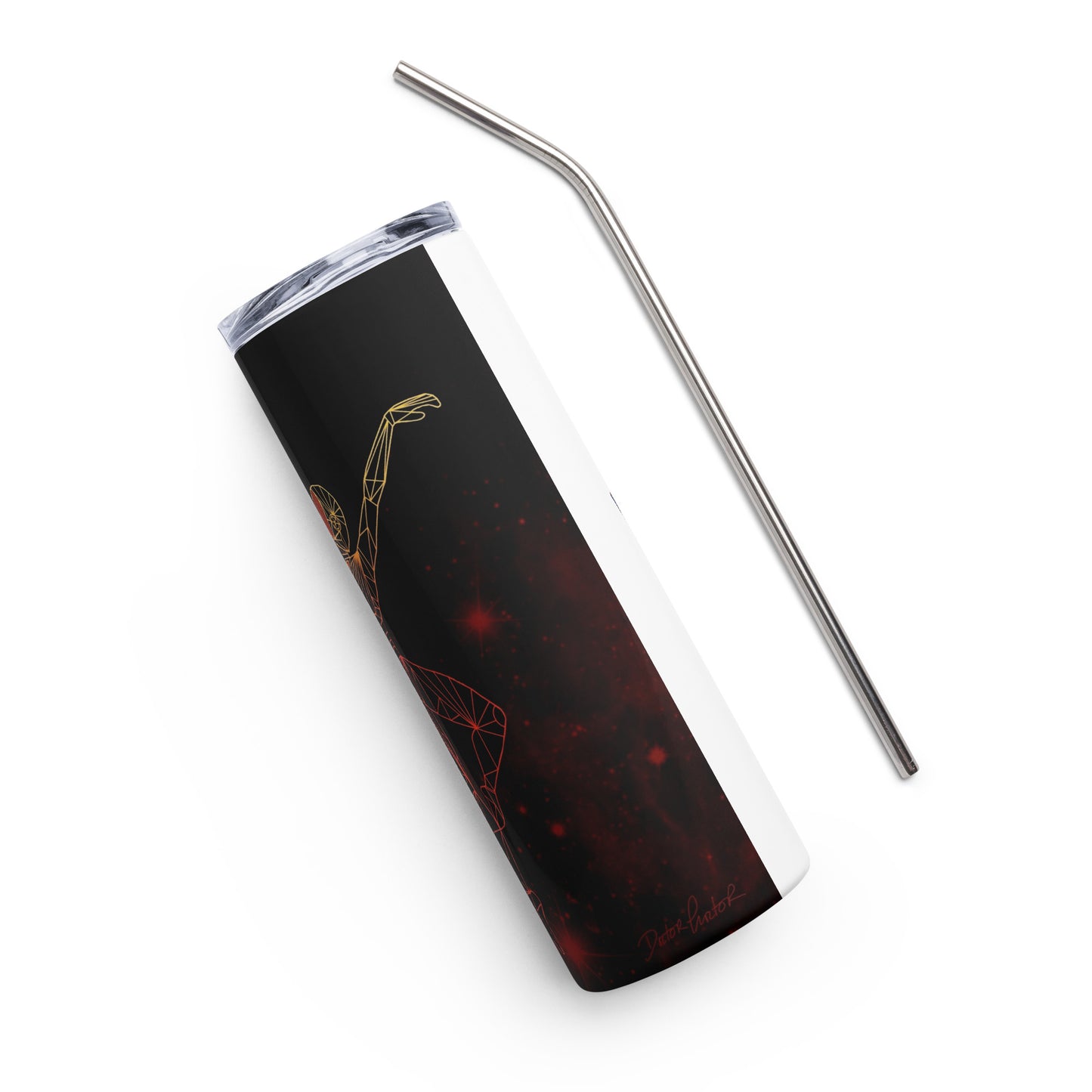 Afrobotica Releve Red Stainless steel tumbler
