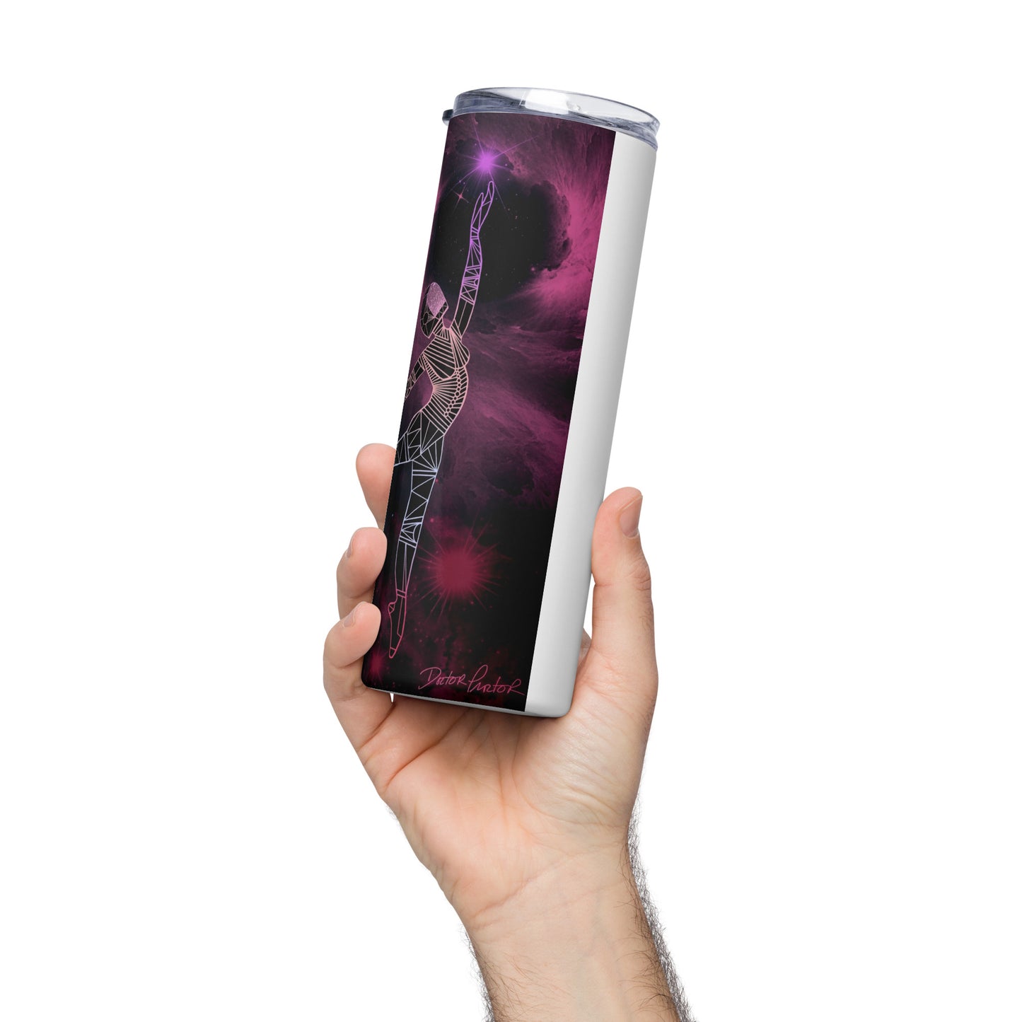 Afrobotica Pointe Nebula Stainless steel tumbler