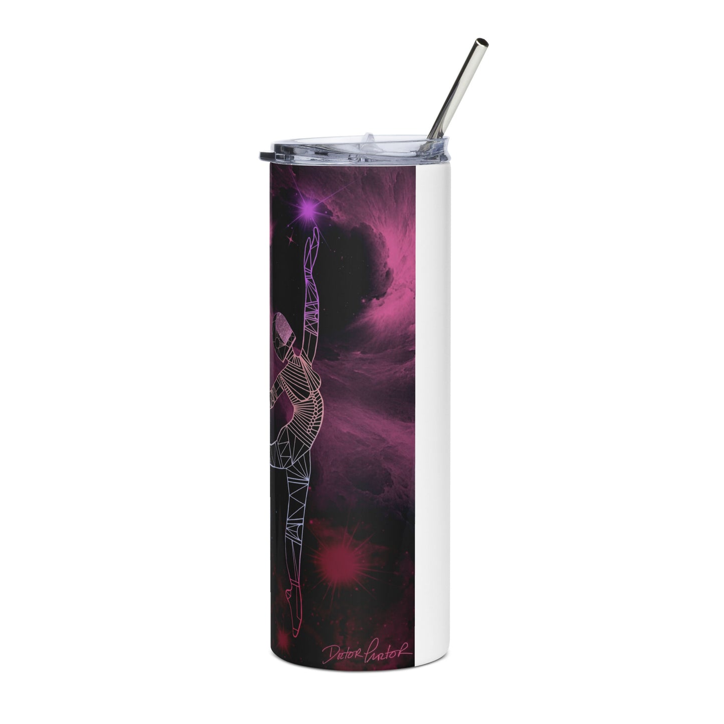 Afrobotica Pointe Nebula Stainless steel tumbler