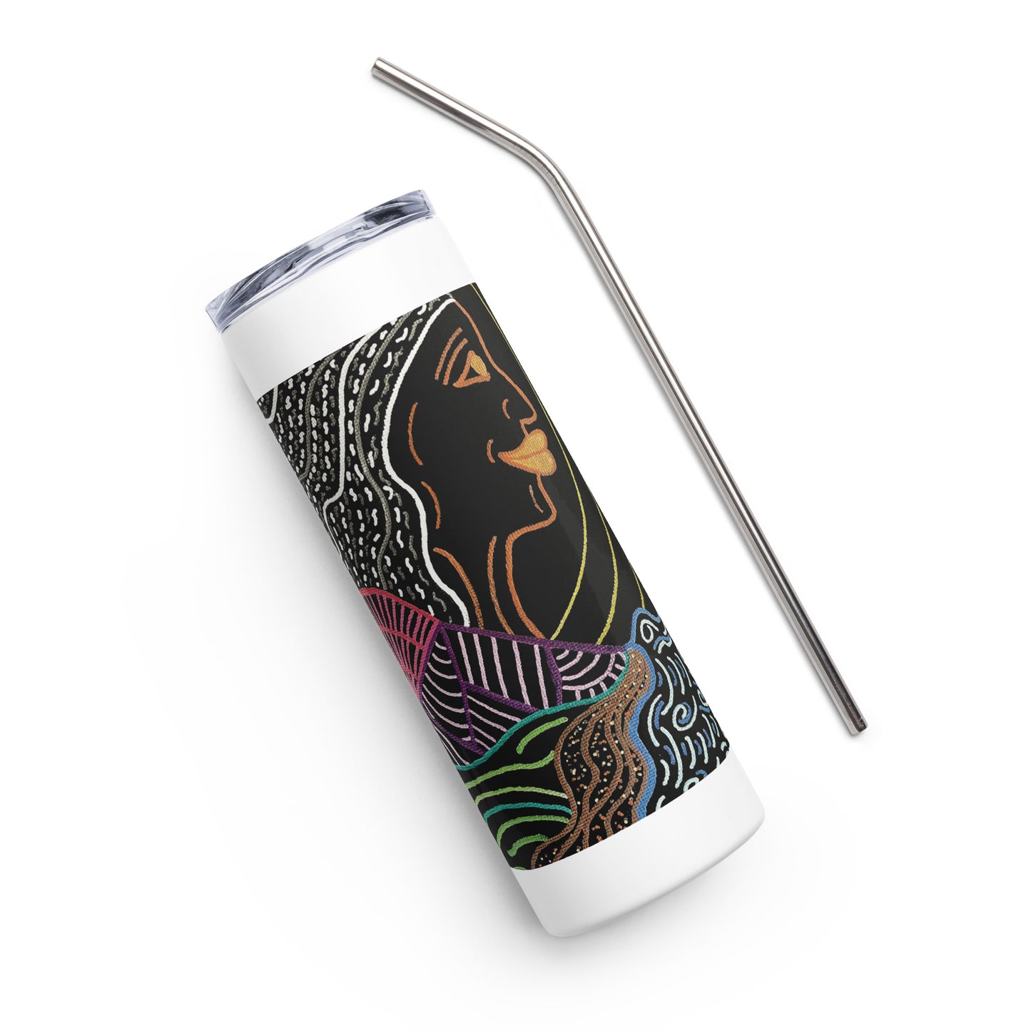 She's Waiting Stainless steel tumbler