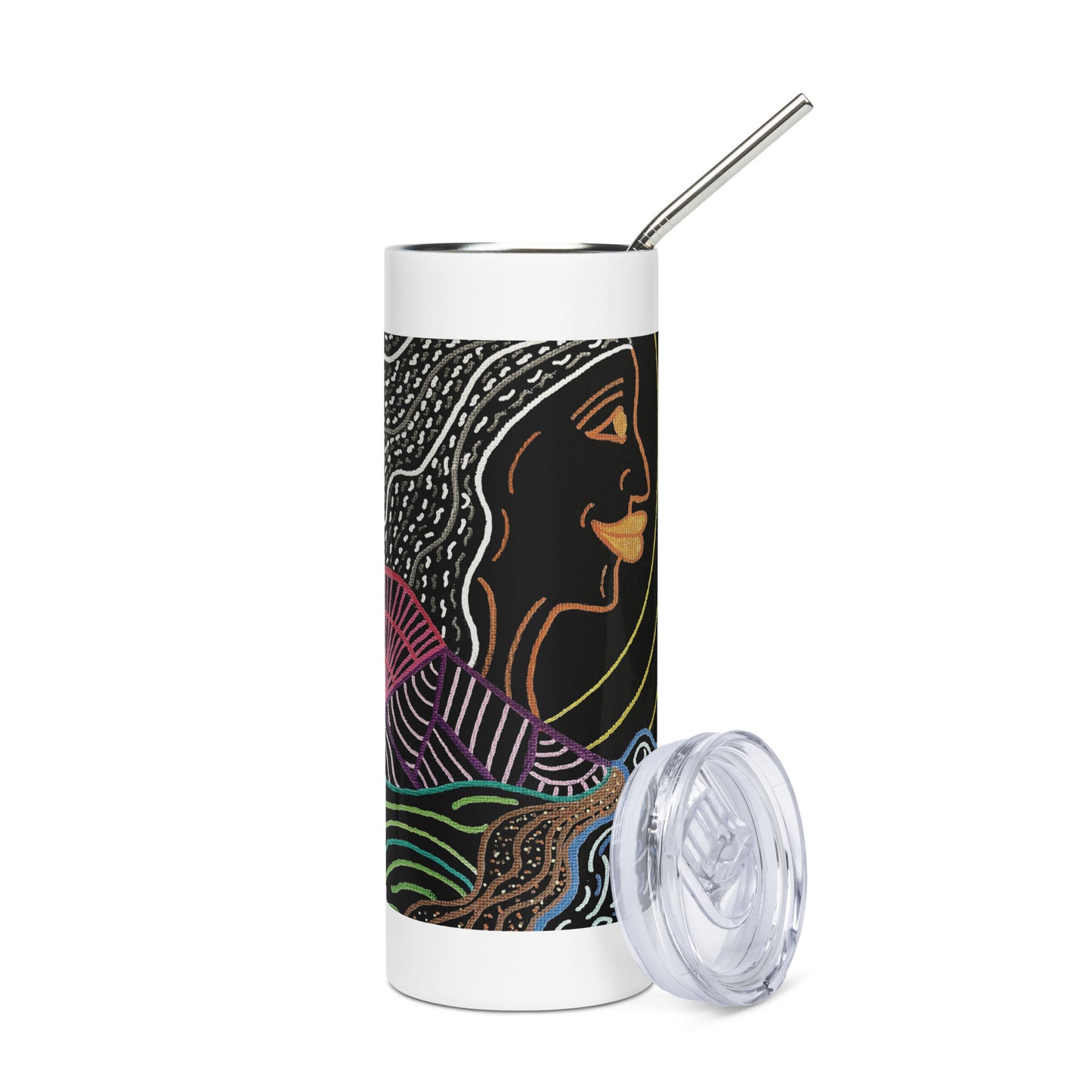 She's Waiting Stainless steel tumbler