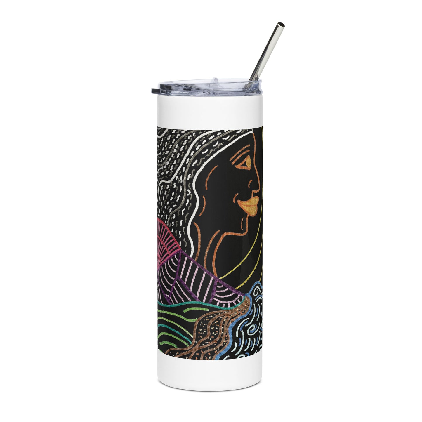 She's Waiting Stainless steel tumbler