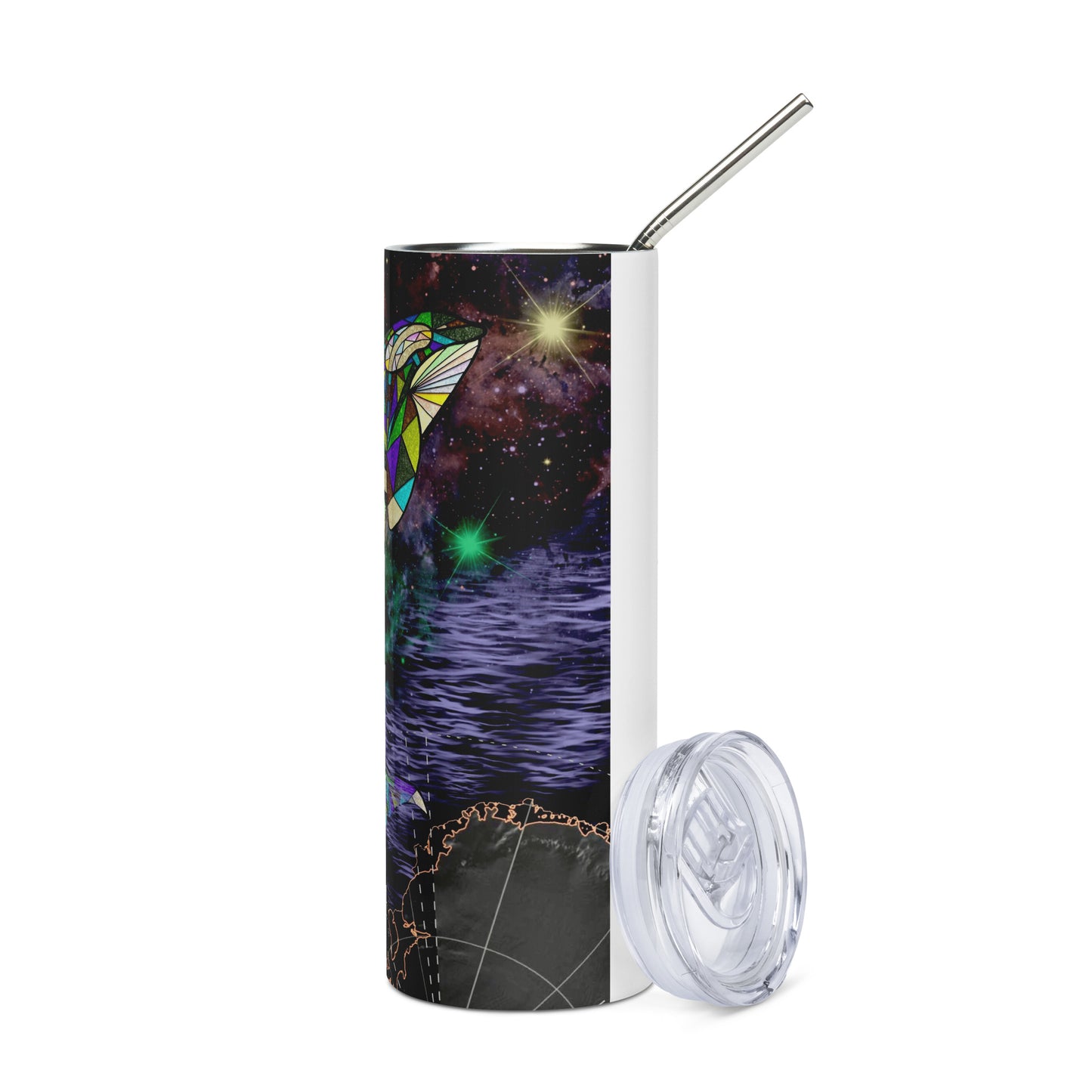 The Cosmic Orca Stainless steel tumbler