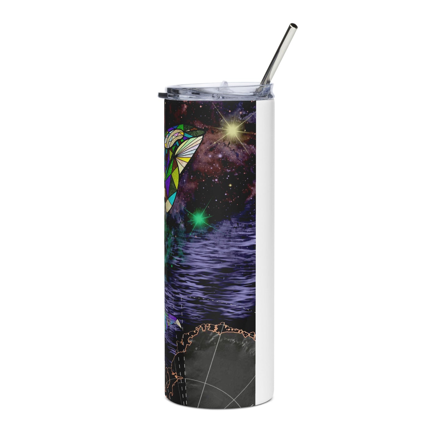The Cosmic Orca Stainless steel tumbler