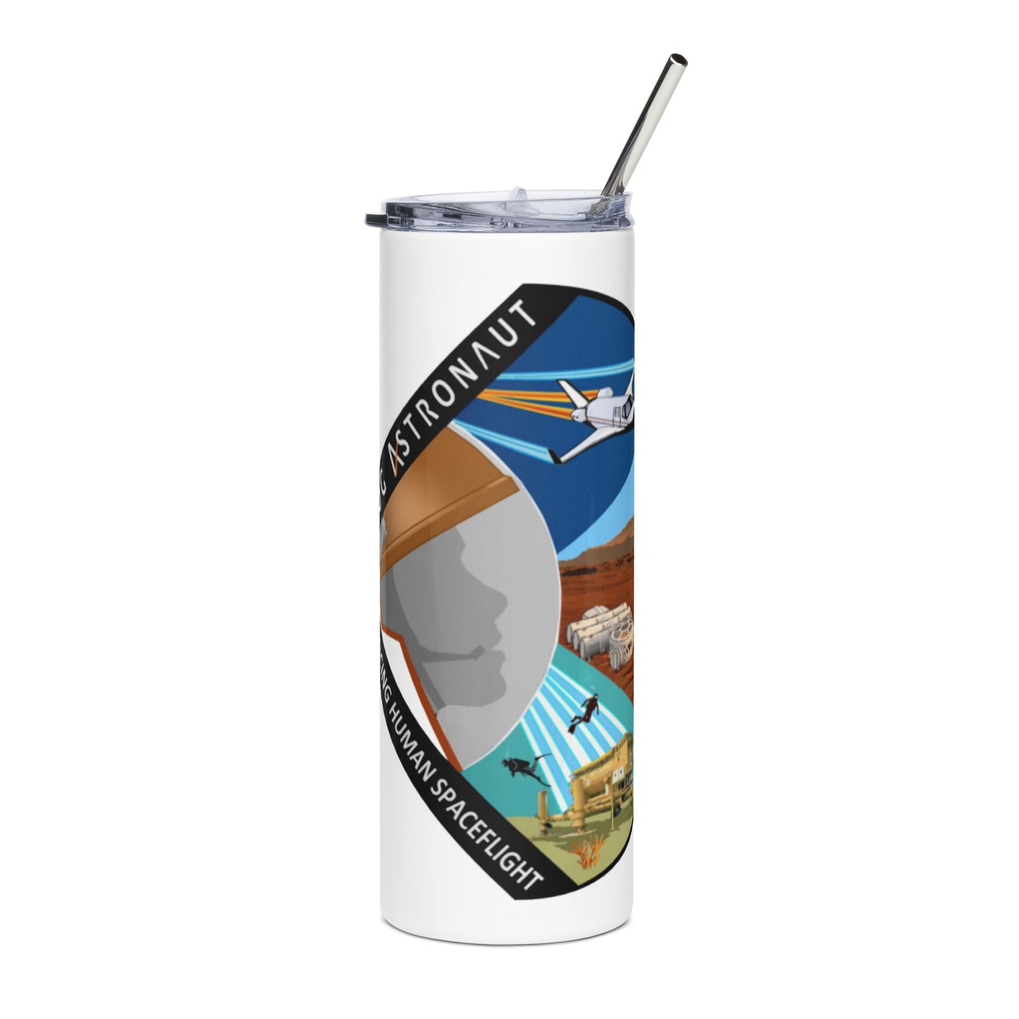 Analog Astronaut Stainless steel tumbler