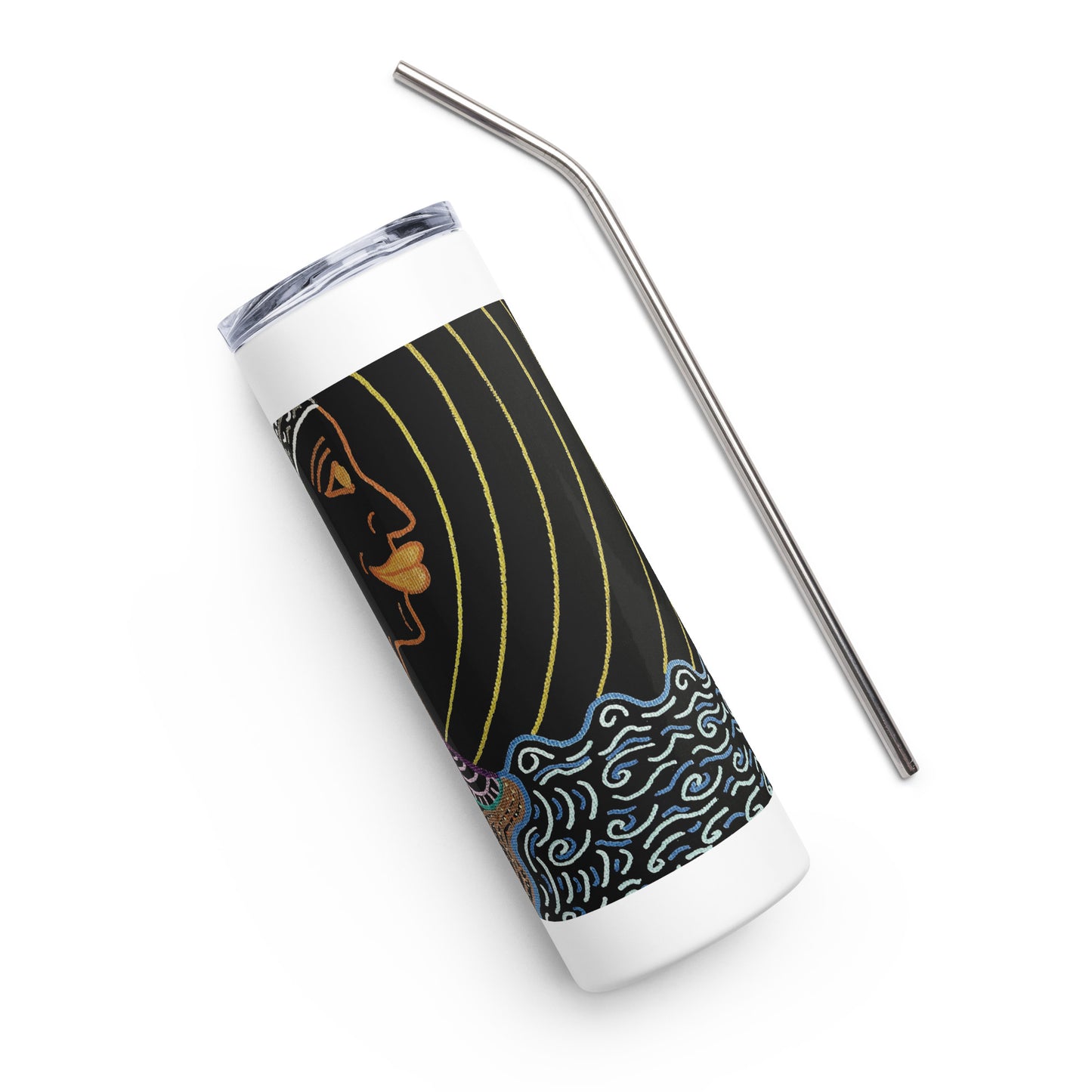 She's Waiting Stainless steel tumbler