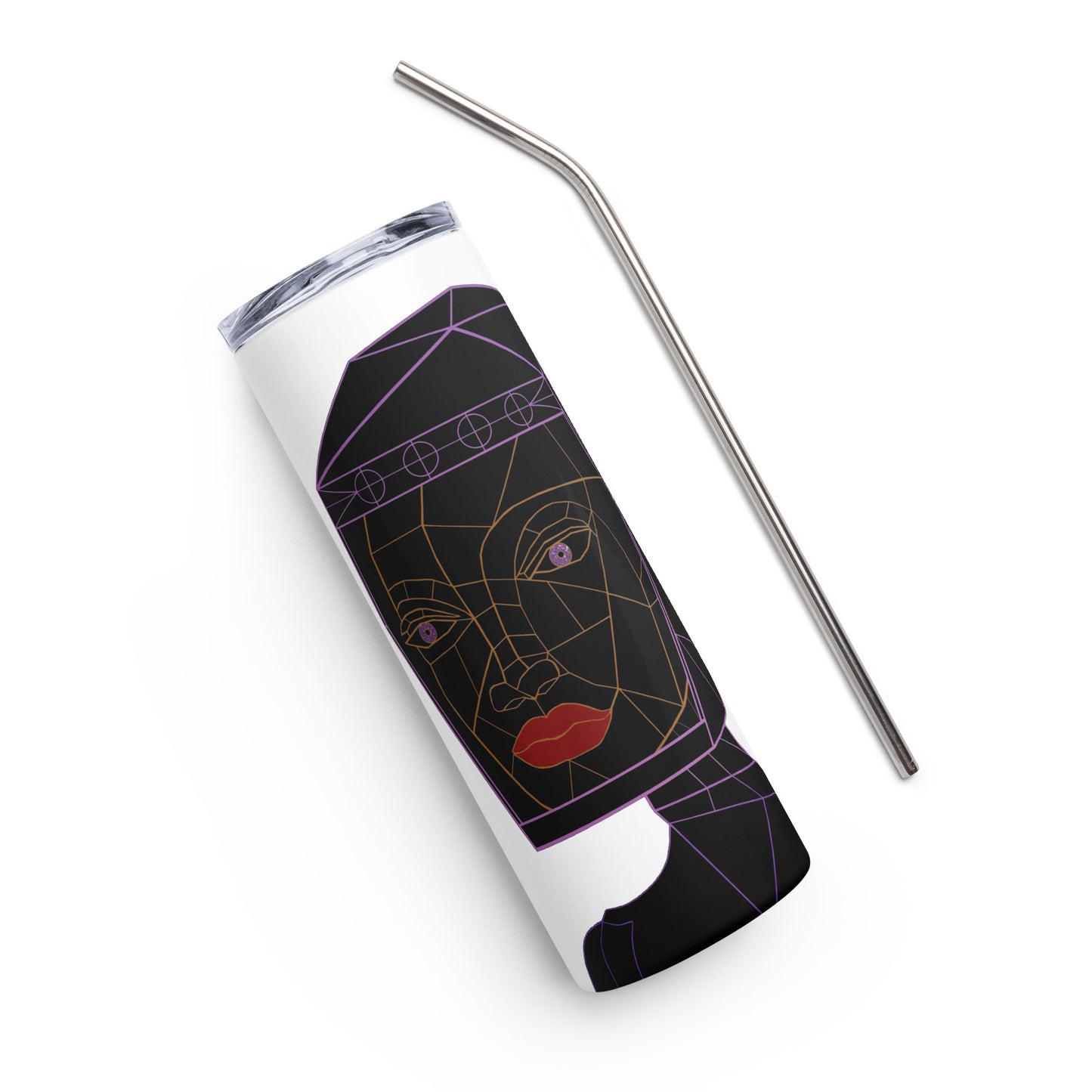 Afrobotica Bella Neon Stainless steel tumbler