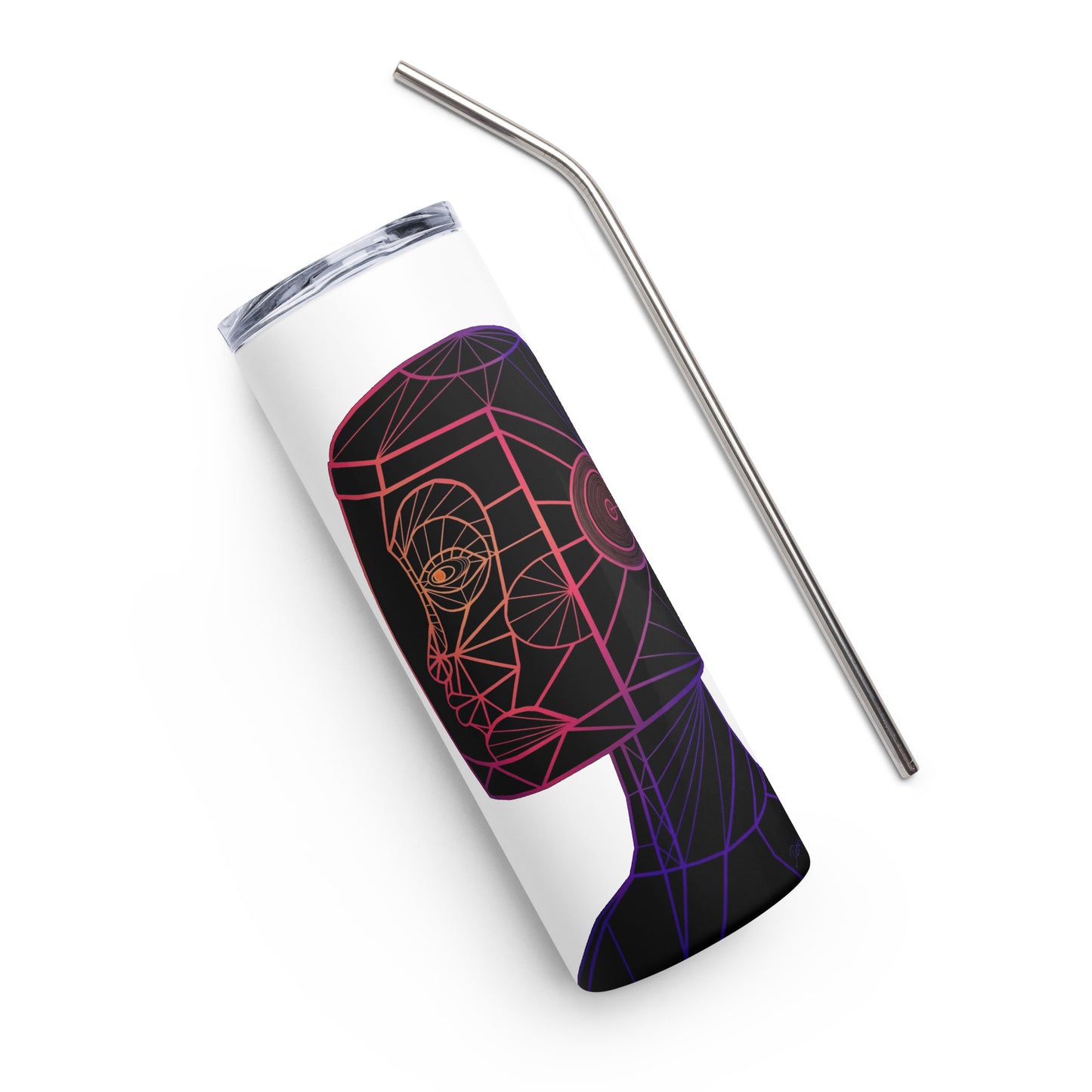 Afrobotica Native Neon Stainless steel tumbler