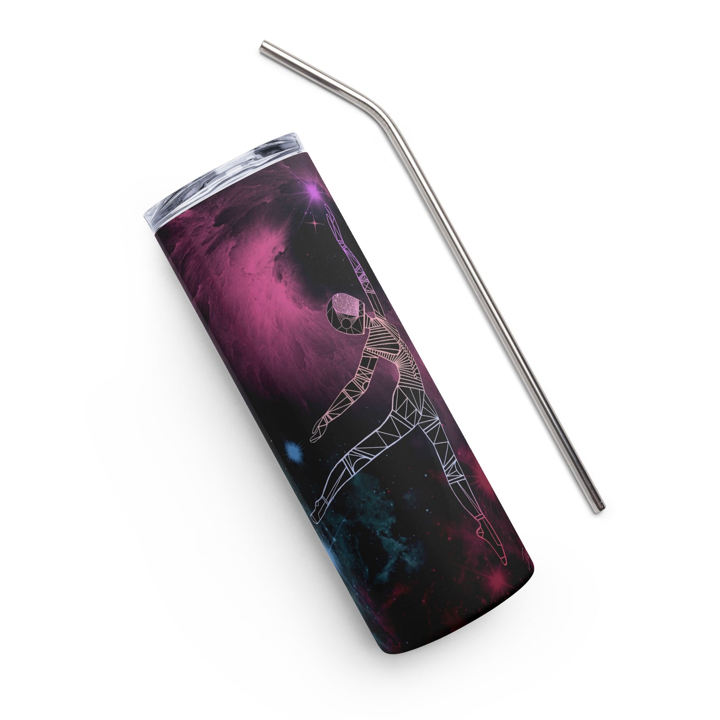 Afrobotica Pointe Nebula Stainless steel tumbler