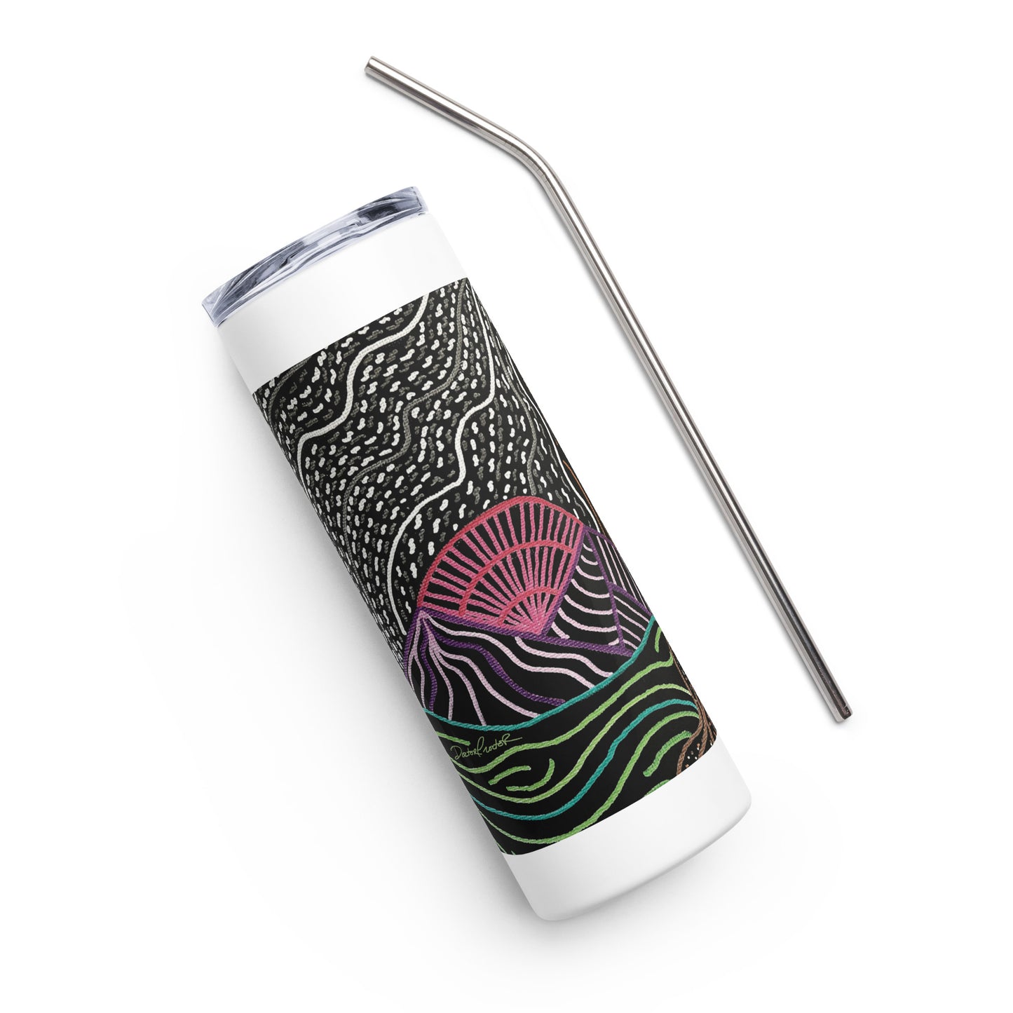 She's Waiting Stainless steel tumbler