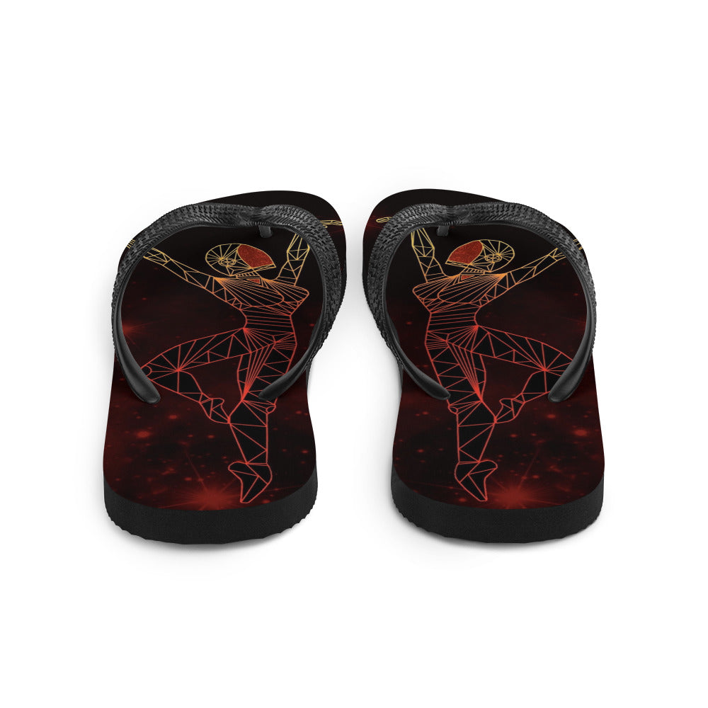 Afrobotica Releve Red Flip-Flops