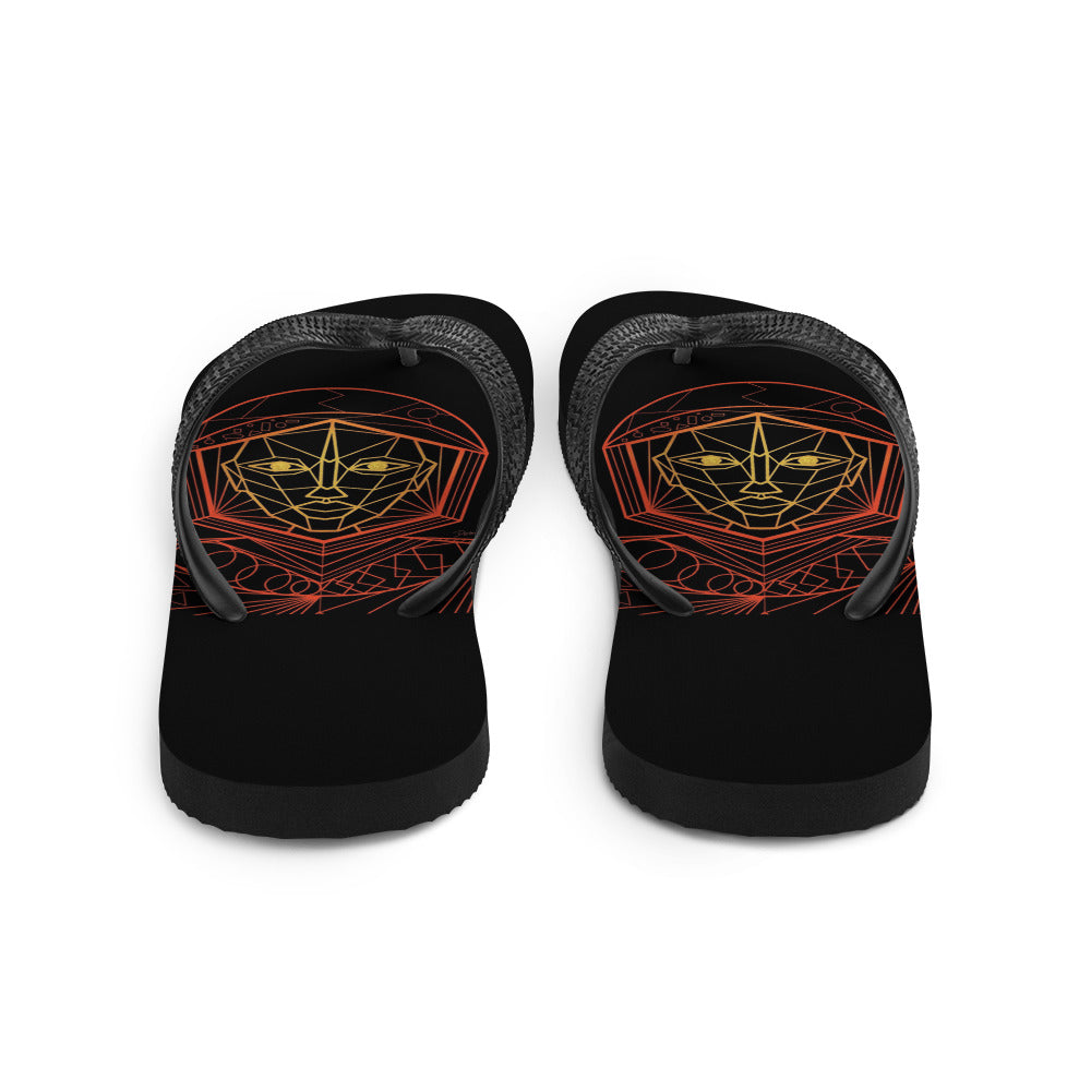 Afrobotica Avatar Red Flip-Flops
