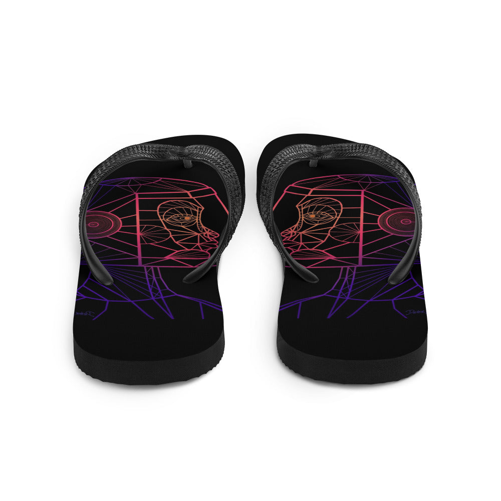 Afrobotica Native Neon Flip-Flops