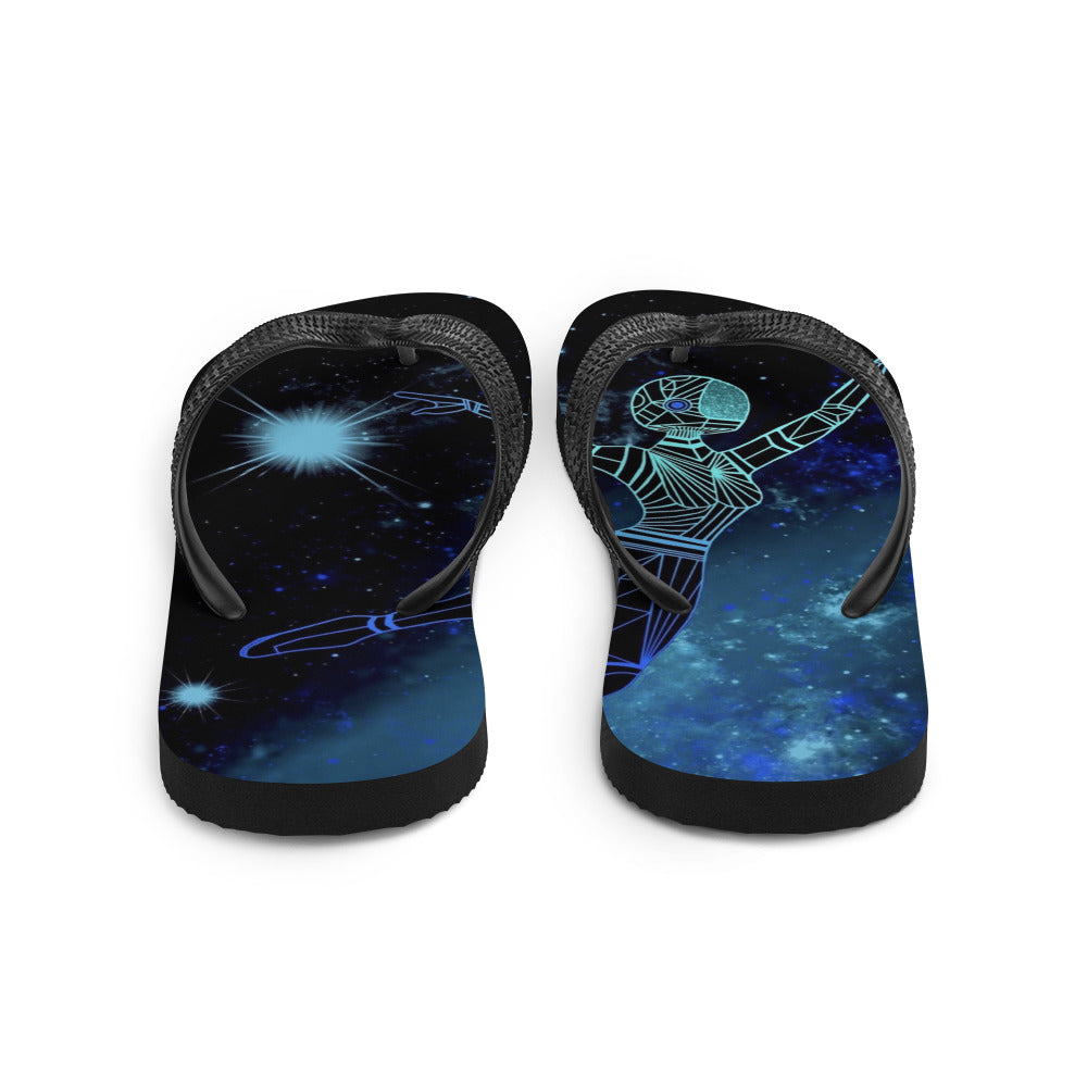 Afrobotica Leap Blue Flip-Flops