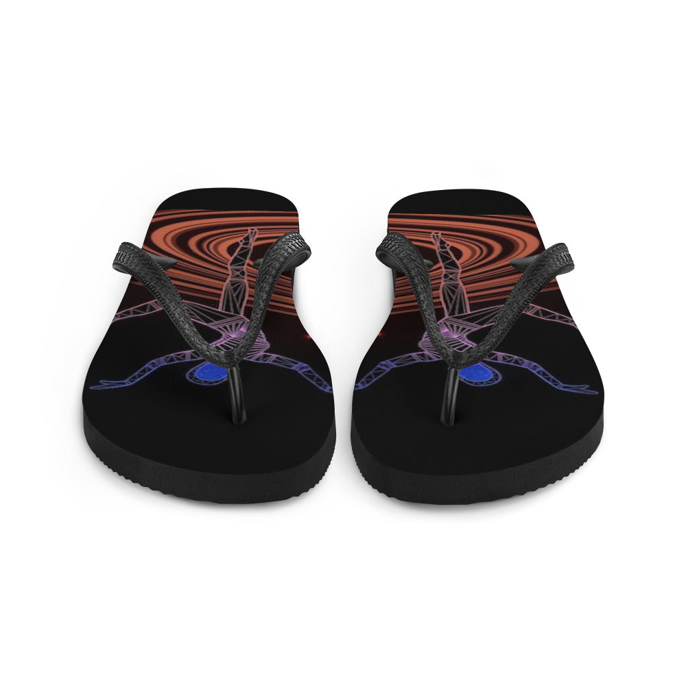 Afrobotica Rings Red Flip-Flops