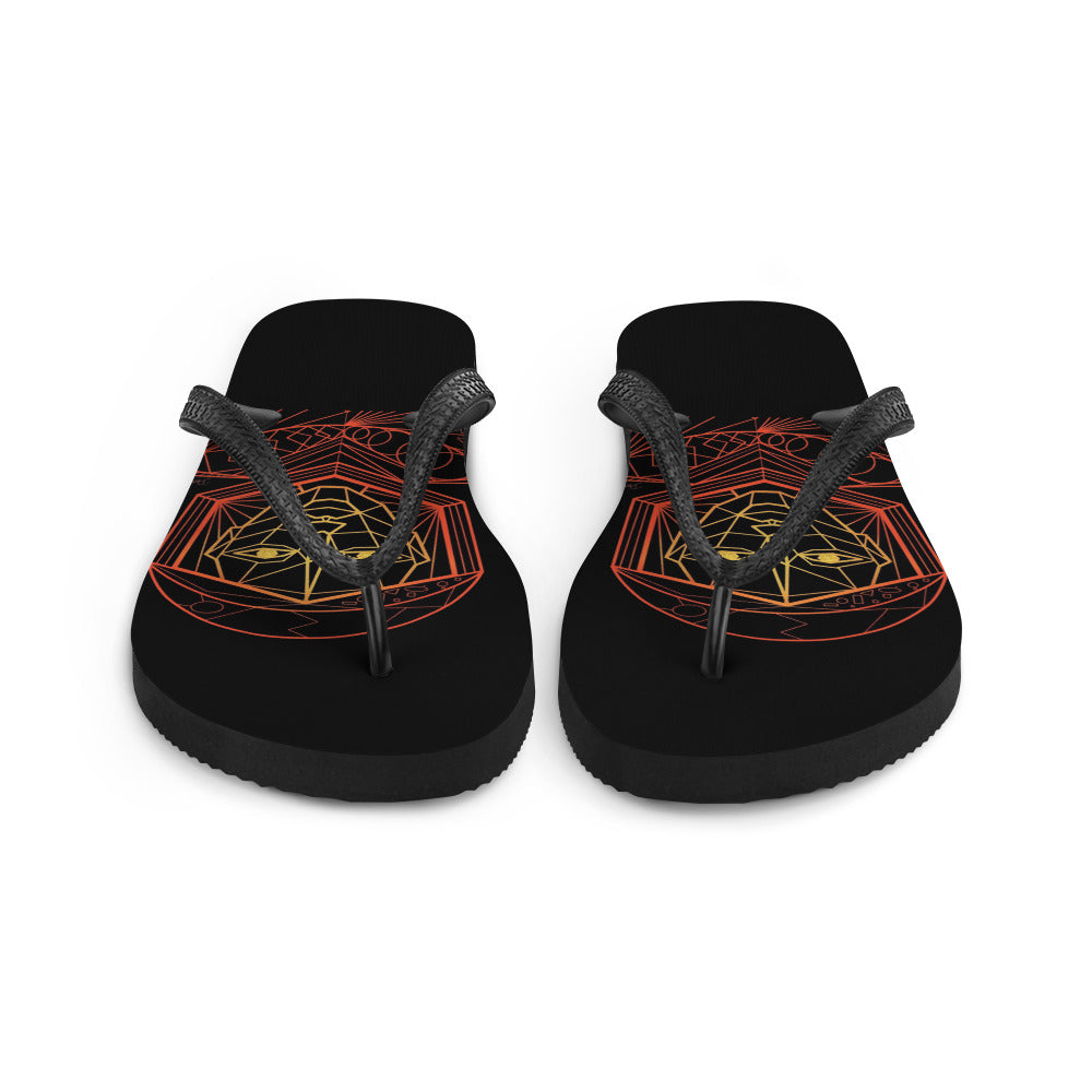 Afrobotica Avatar Red Flip-Flops