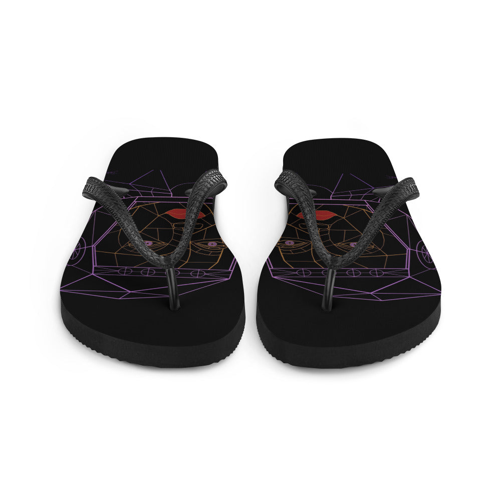 Afrobotica Bella Neon Flip-Flops