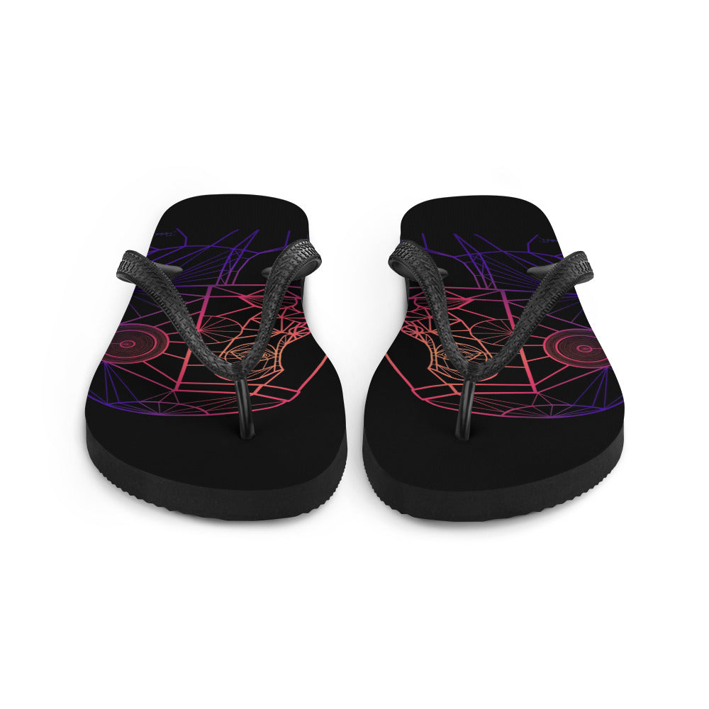 Afrobotica Native Neon Flip-Flops