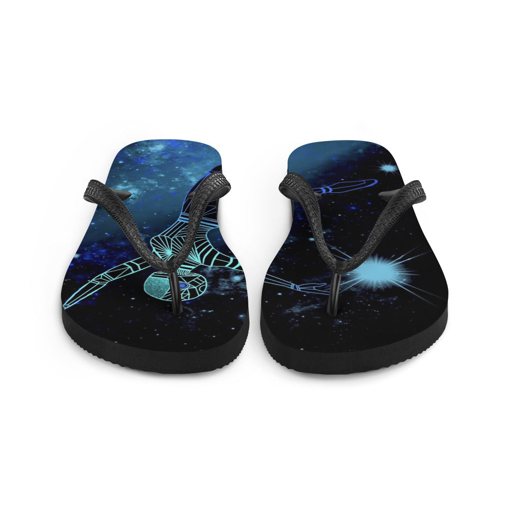 Afrobotica Leap Blue Flip-Flops