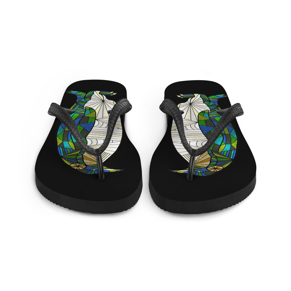 Antartic Serenity Flip-Flops