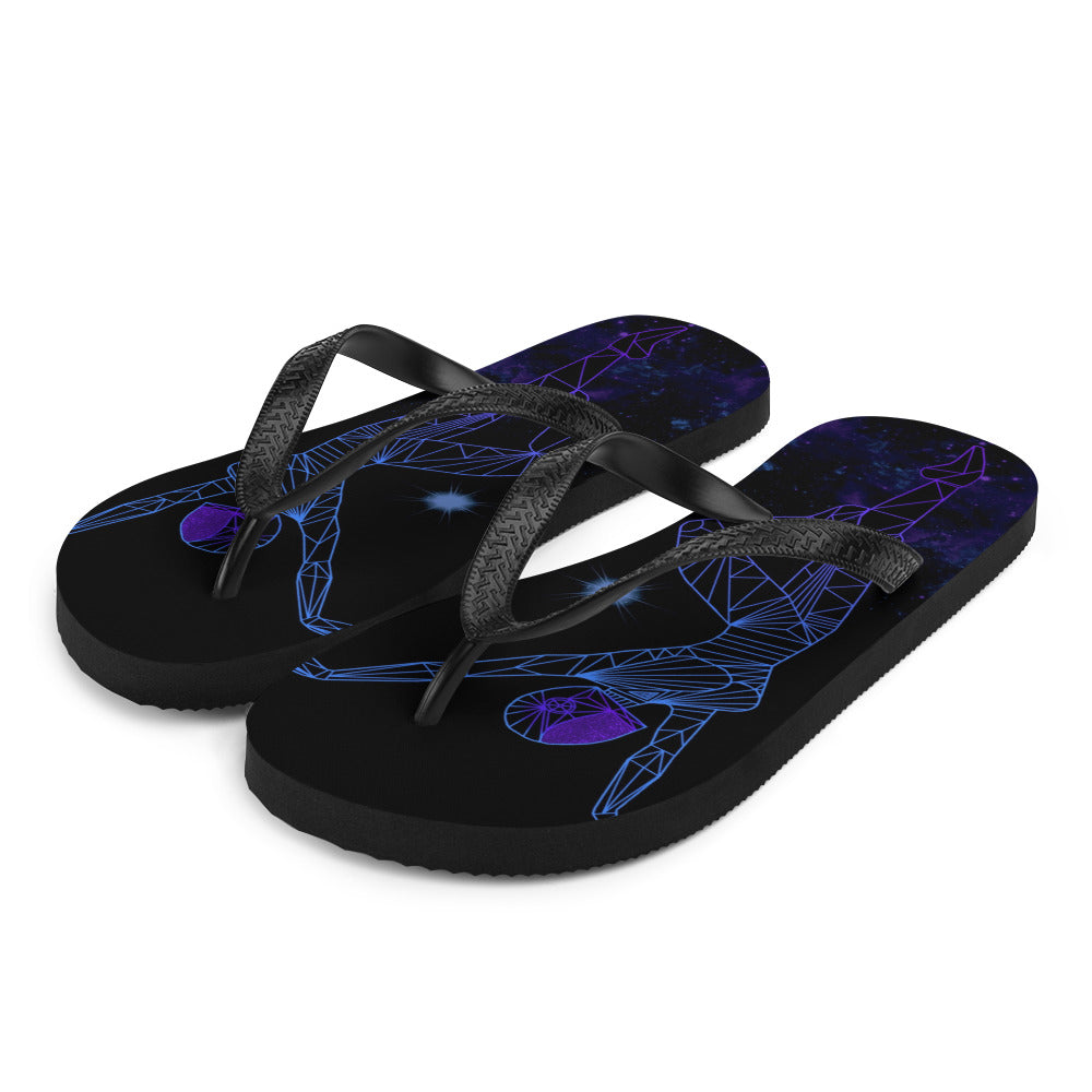Afrobotica Releve Blue Flip-Flops