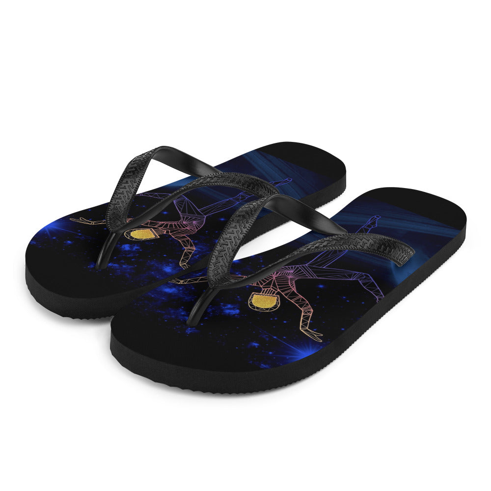 Afrobotica Rings Blue Flip-Flops