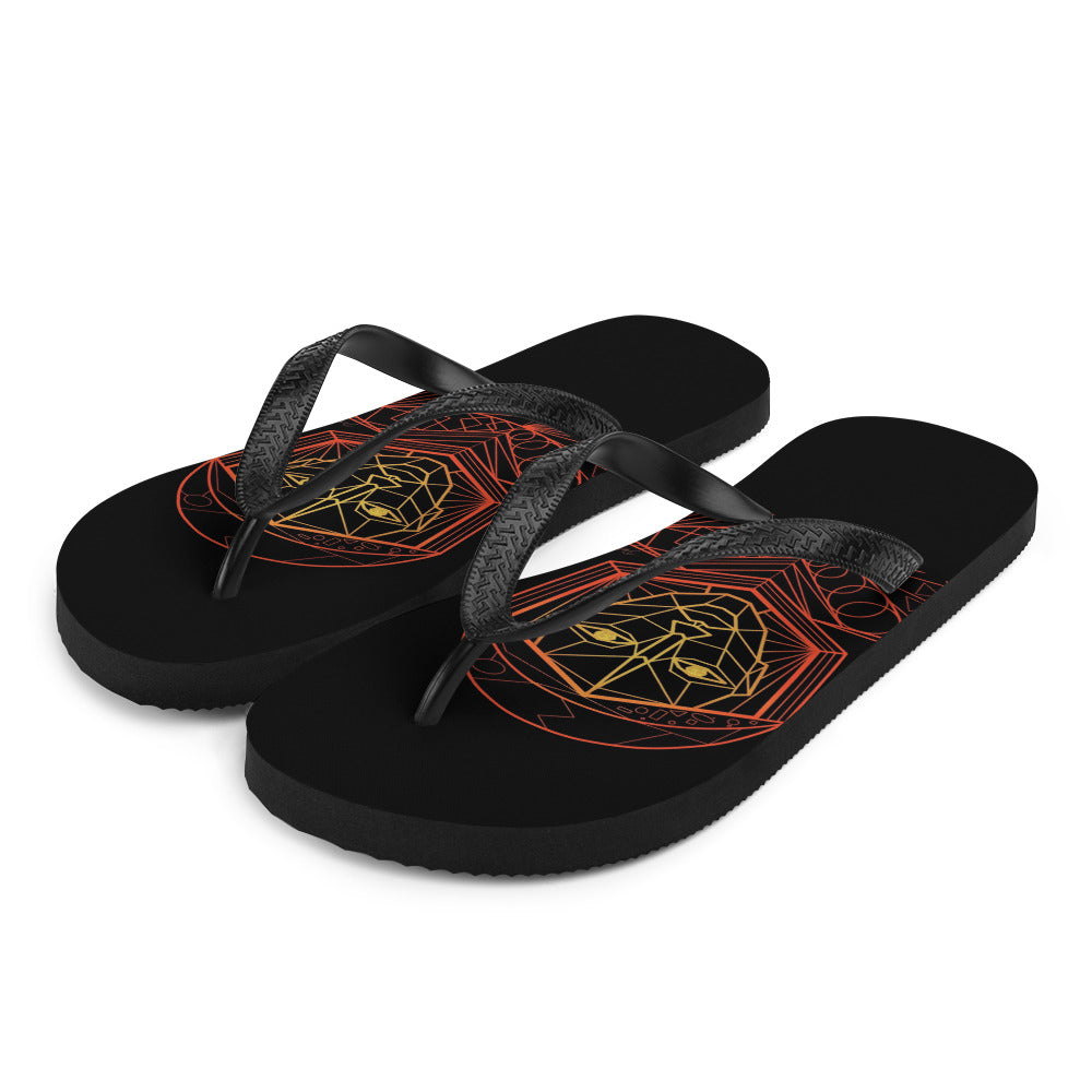 Afrobotica Avatar Red Flip-Flops