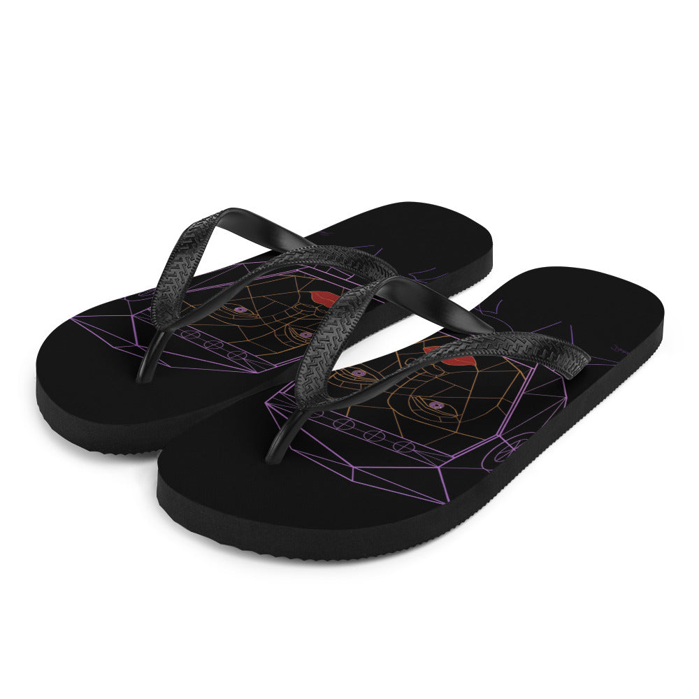 Afrobotica Bella Neon Flip-Flops