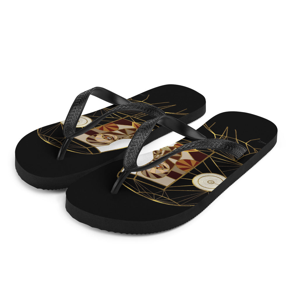 Afrobotica Native Earth Flip-Flops