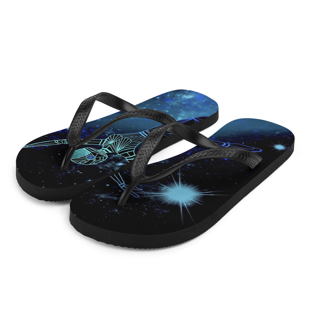 Afrobotica Leap Blue Flip-Flops