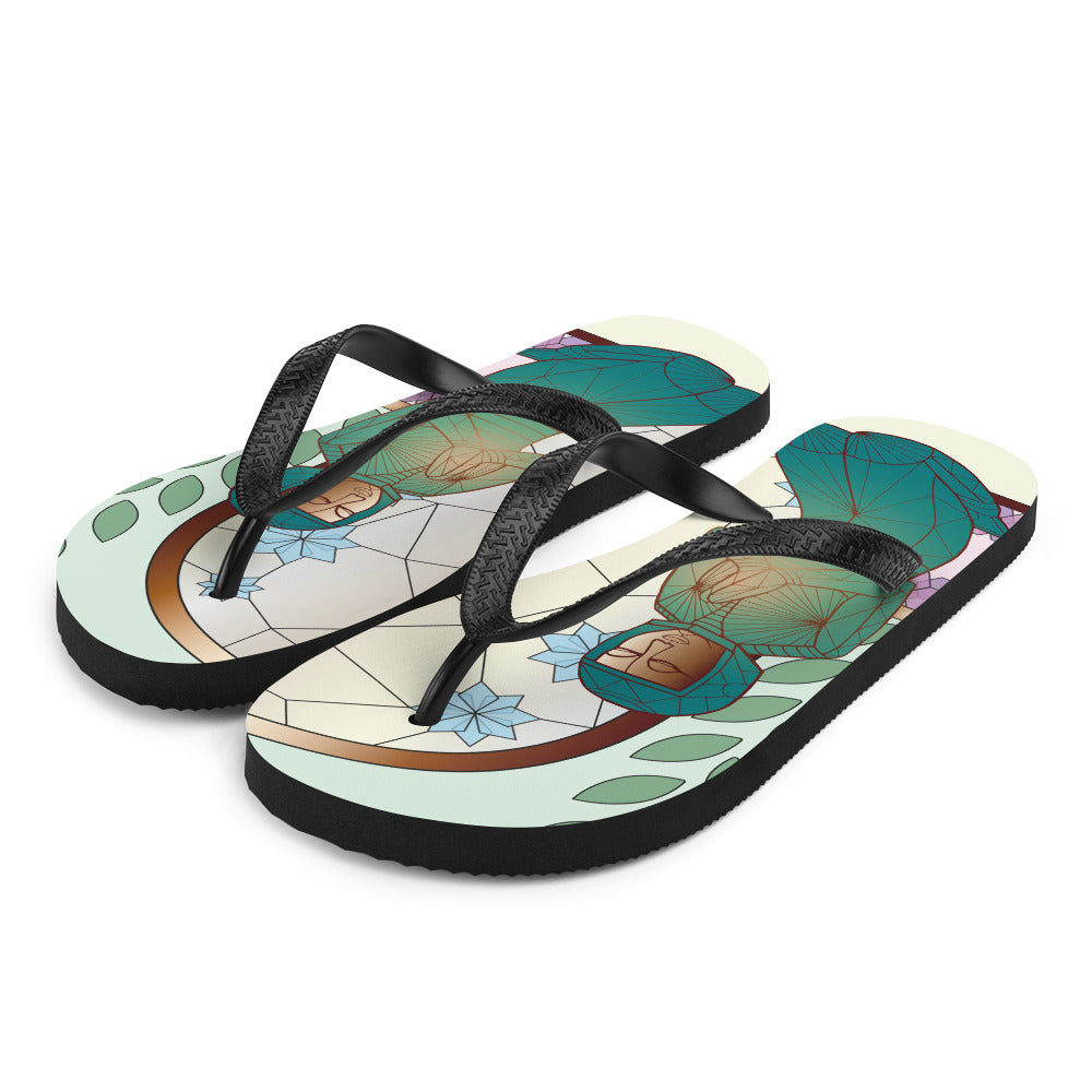 Grateful Voyager Flip-Flops
