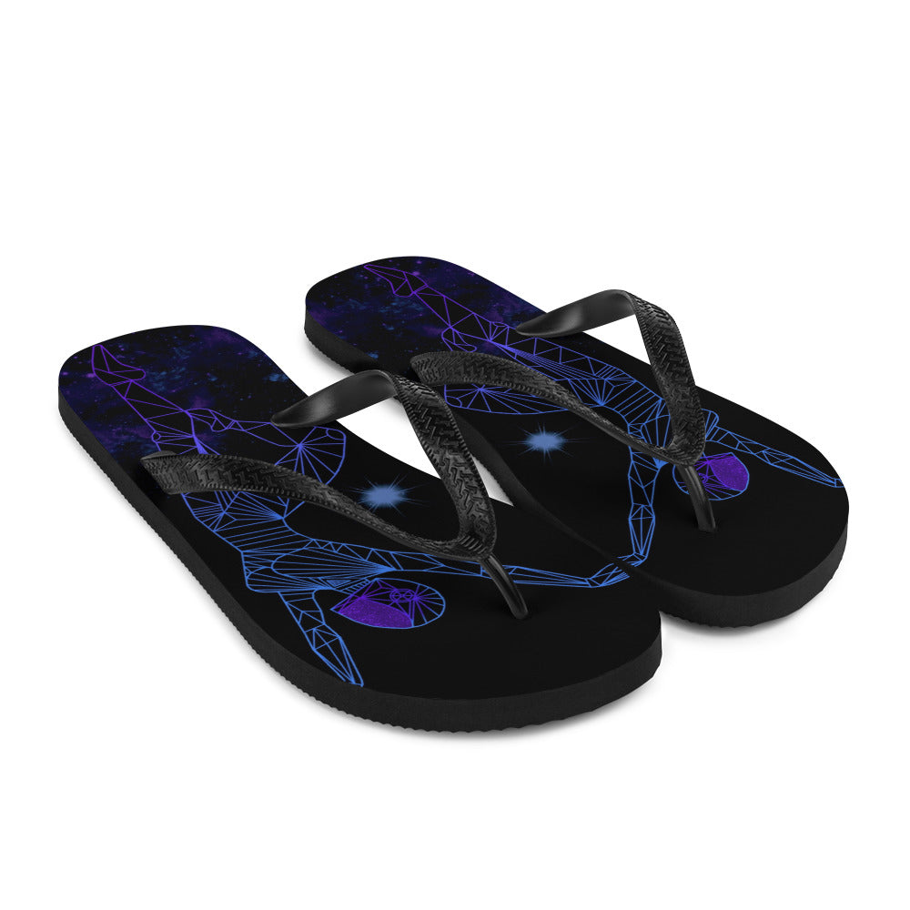 Afrobotica Releve Blue Flip-Flops