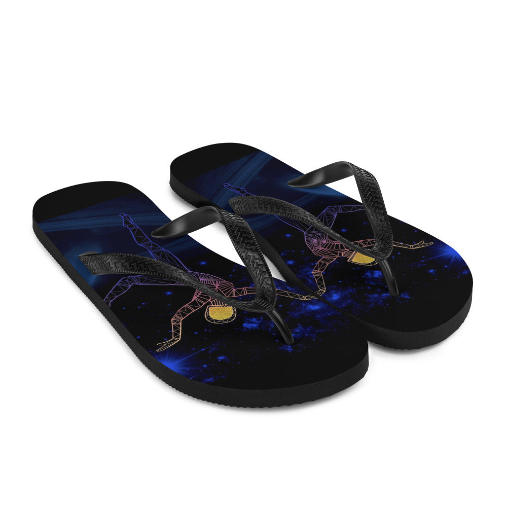 Afrobotica Rings Blue Flip-Flops
