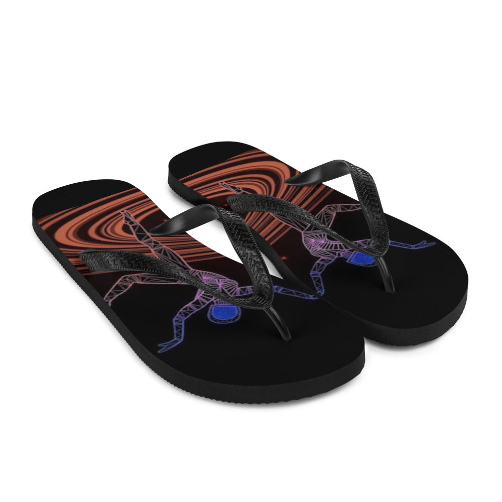 Afrobotica Rings Red Flip-Flops