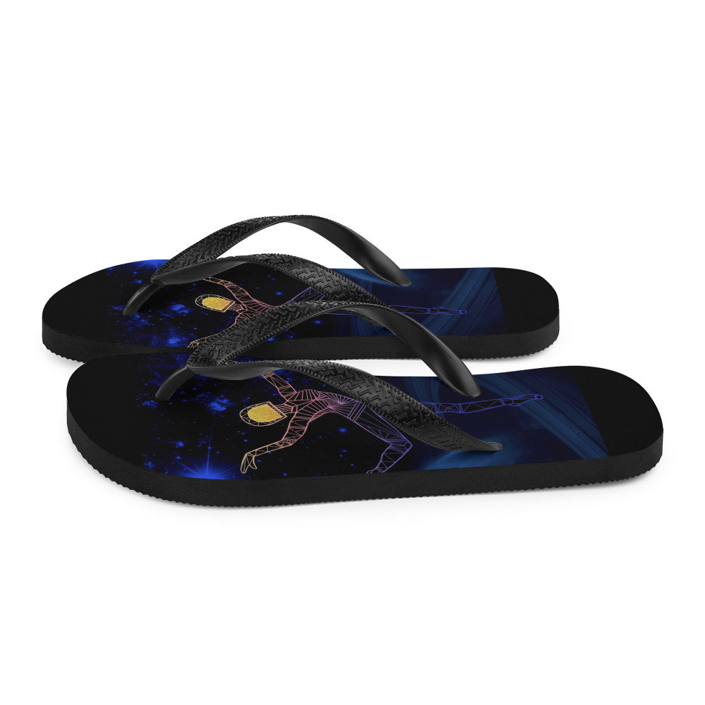 Afrobotica Rings Blue Flip-Flops