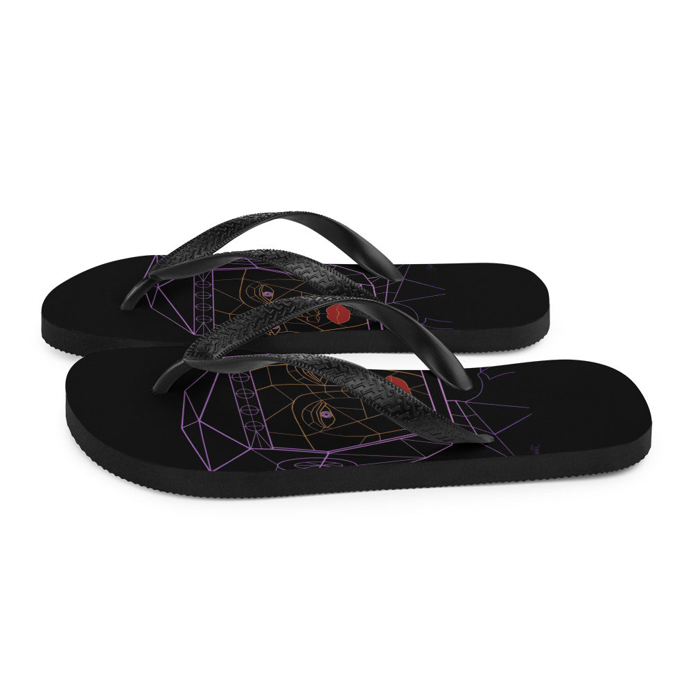 Afrobotica Bella Neon Flip-Flops
