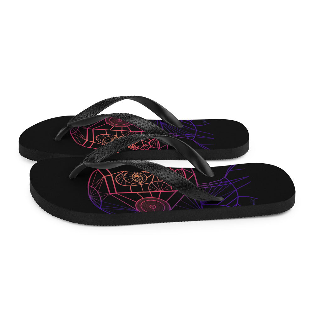 Afrobotica Native Neon Flip-Flops