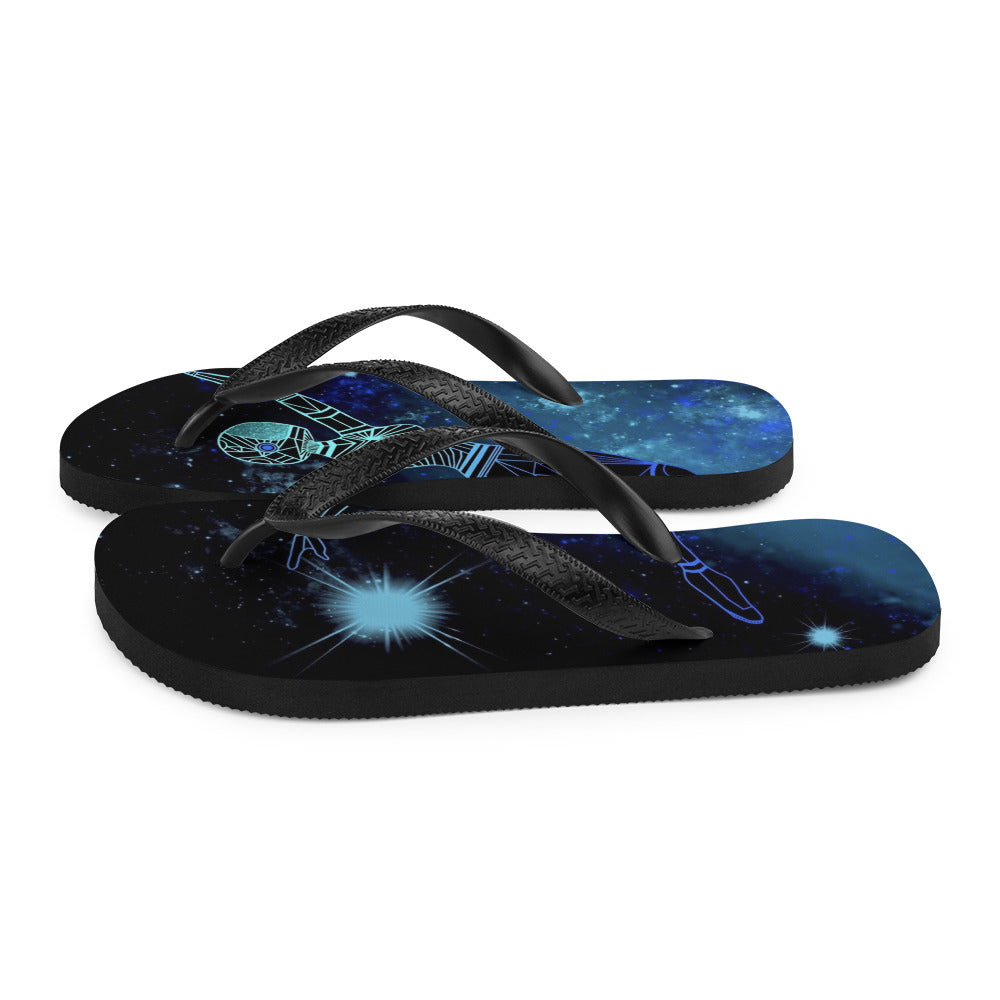 Afrobotica Leap Blue Flip-Flops