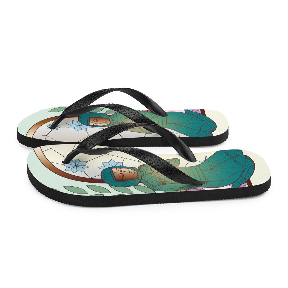Grateful Voyager Flip-Flops