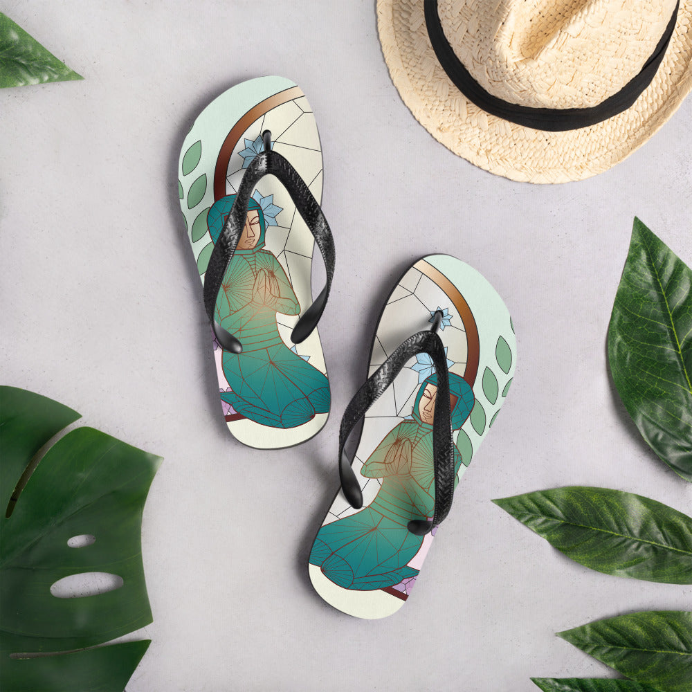 Grateful Voyager Flip-Flops