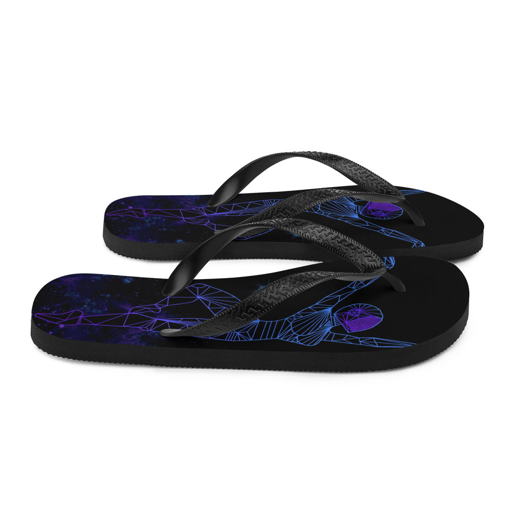 Afrobotica Releve Blue Flip-Flops