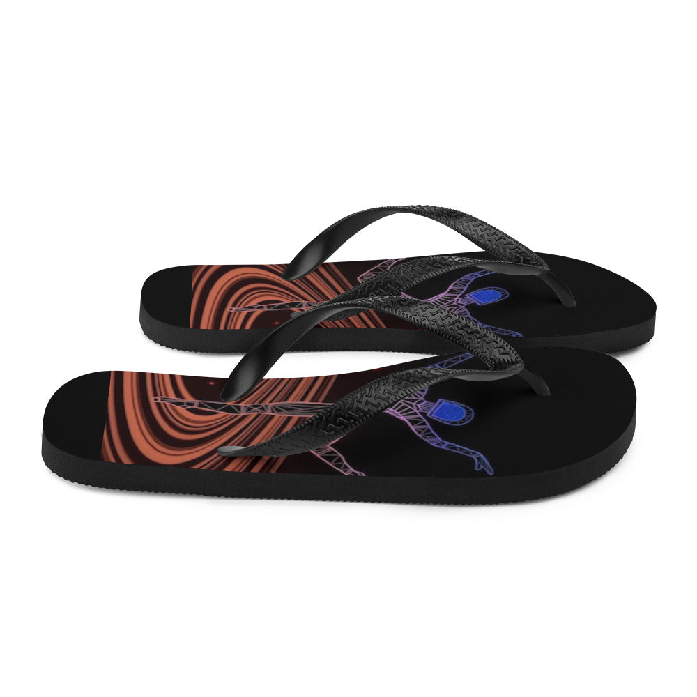 Afrobotica Rings Red Flip-Flops